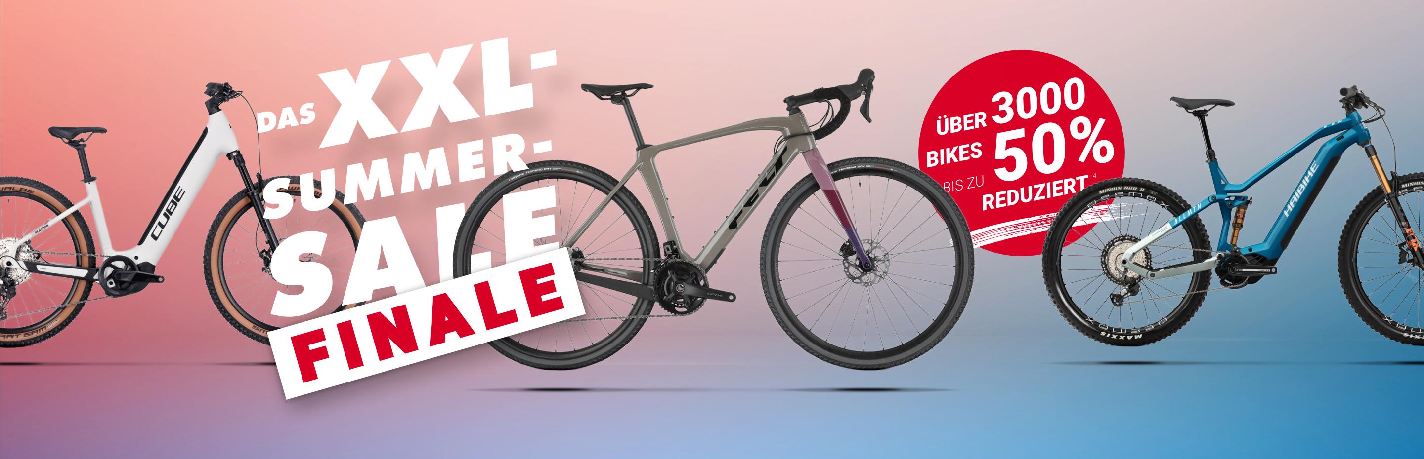Der XXL-Summer-Sale Über 3.000 Bikes bis zu 50% reduziert