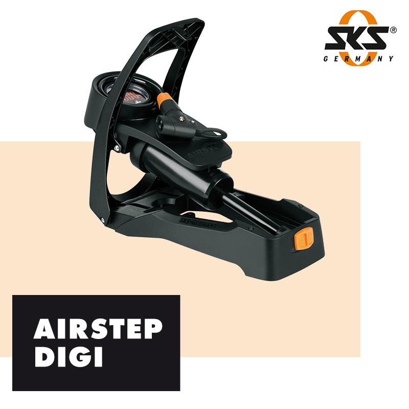 SKS E-Bike Zubehör Gewinnspiel Produktkacheln AIRSTEP DIGI Bild 1