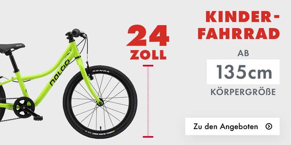 24 Zoll ab 135 cm Körpergröße