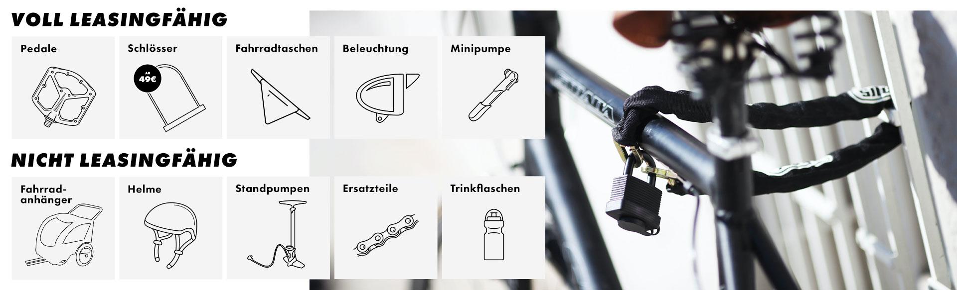 Leasingfähiges Zubehör für den JobRad!