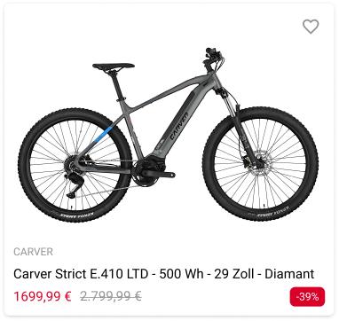 Carver Strict E.410 LTD
