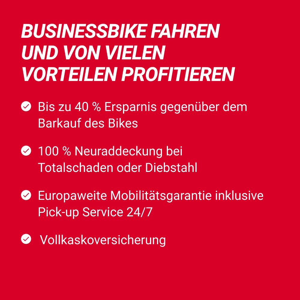 BusinessBike Vorteile