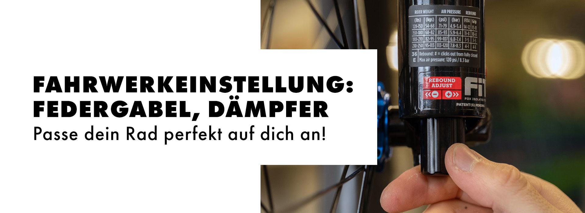 Problembehebung Fahrwerkseinstellung