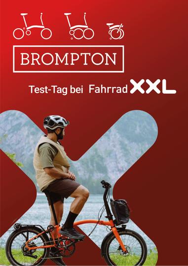Fahrrad XXL Brompton Test-Tag