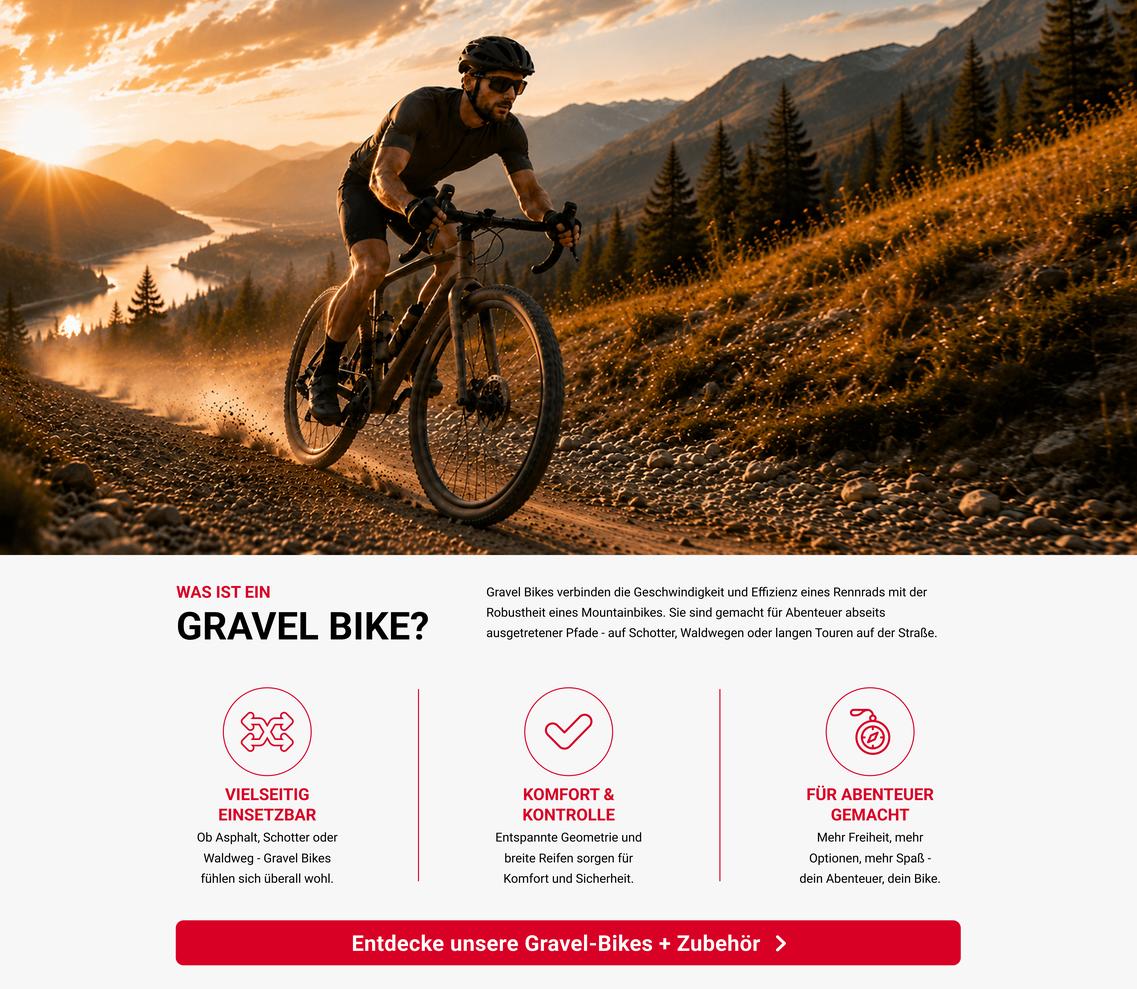 Gravel-Bikes - Header mobile