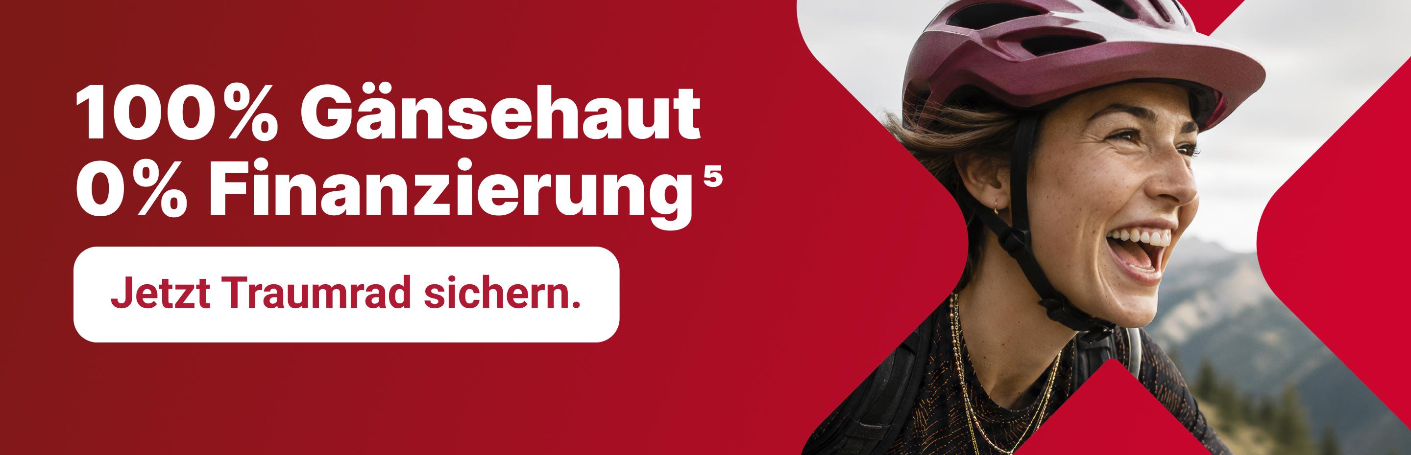 Fahrradfinanzierung G&auml;nsehaut Banner