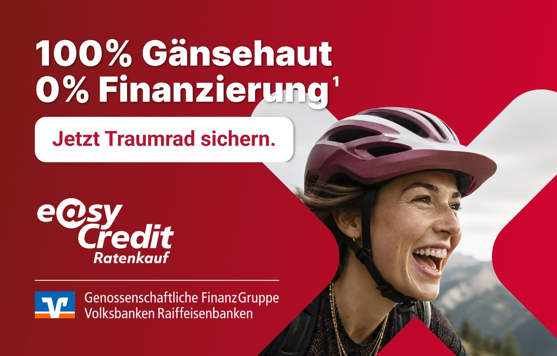 0% Finanzierung - Jetzt Traumrad sichern