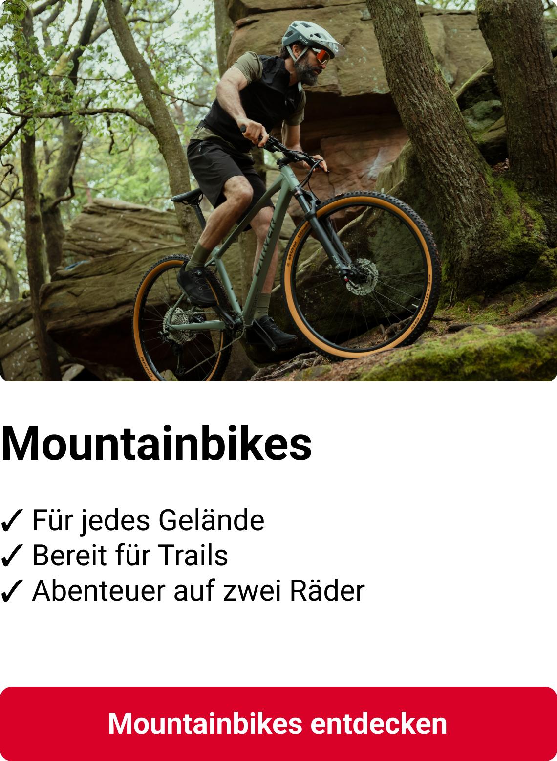 Entdecke unsere Mountainbikes