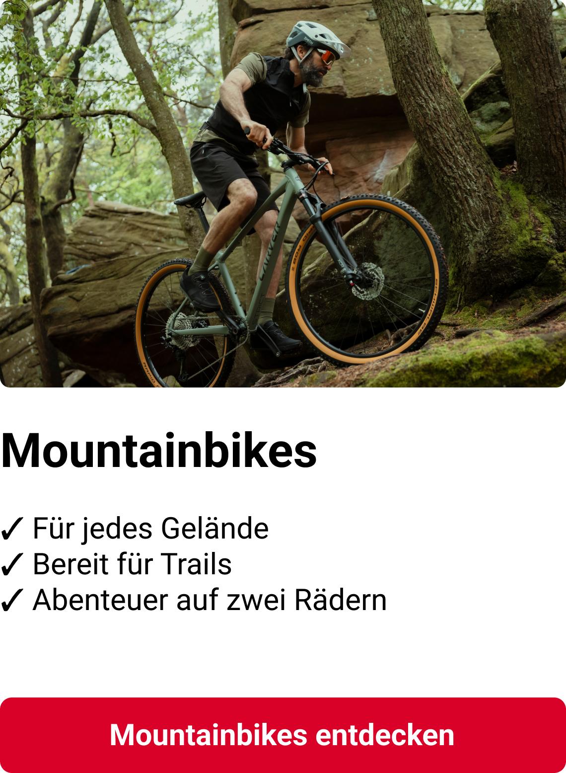 Entdecke unsere Mountainbikes