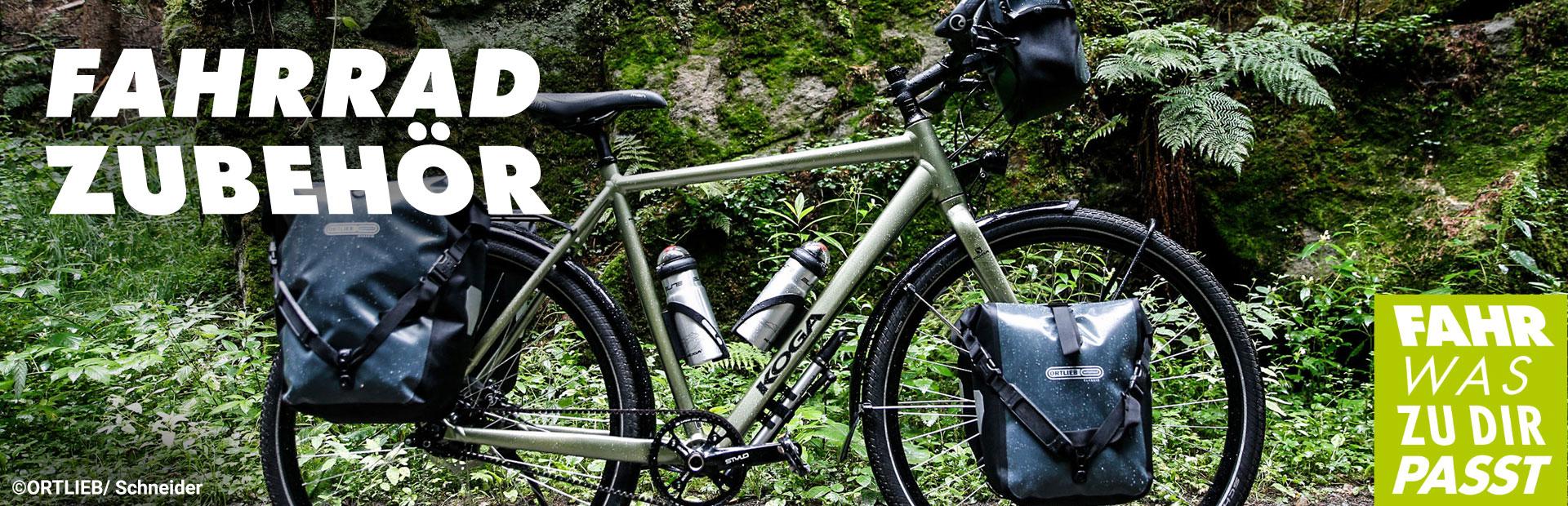 Entdecke unser Zubehör! Kategoriebanner 29.01.21 Fahrrad Zubehör NEU