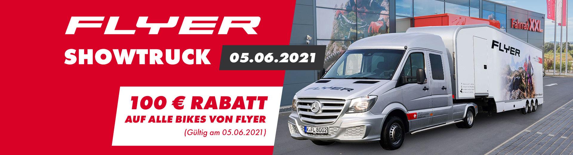 Fahrrad XXL Flyer Showtruck Dresden