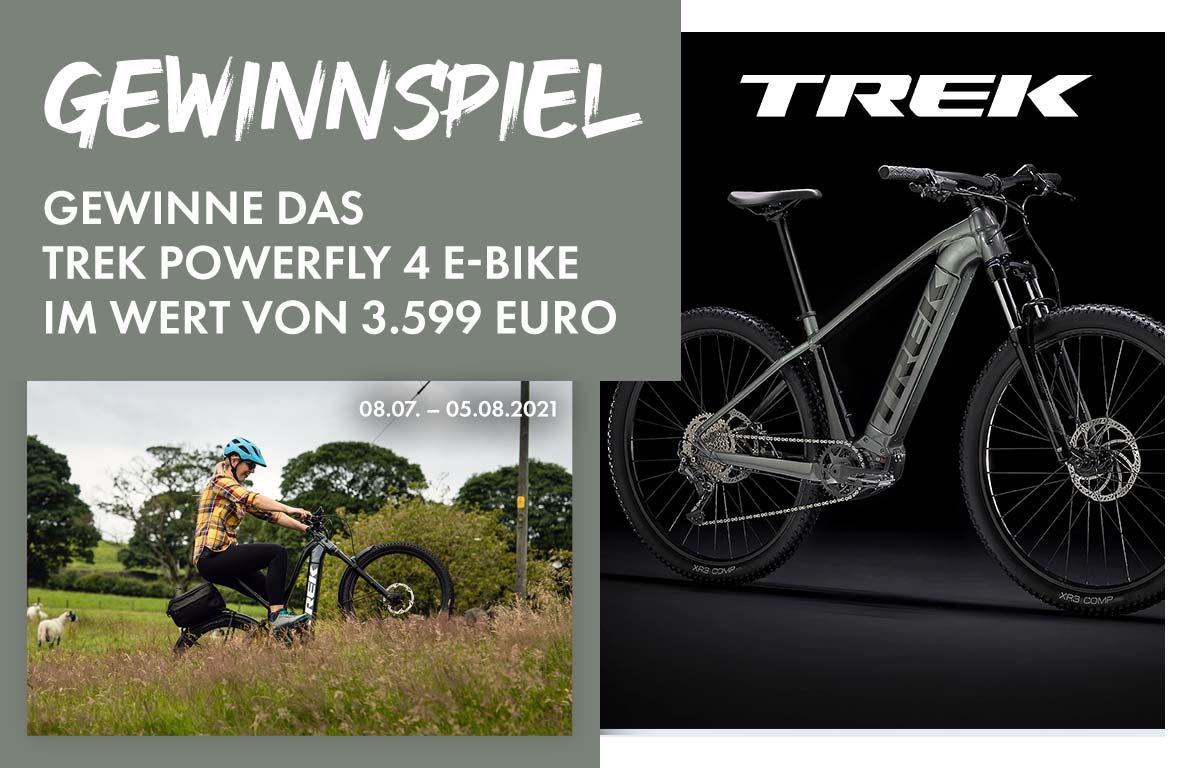Trek E-Bike Gewinnspiel 2021 Header mobile